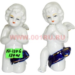 Ангелочки из фарфора (KL-1206) цена за пару 120 шт/кор - фото 103538