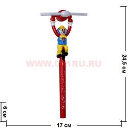 Игрушка «клоун 2 режима» со звуком (светится, крутится) - фото 104881