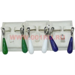 Серьги матовые в ассортименте цена за пару - фото 105368