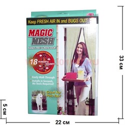 Сетка москитная Magic Mesh 100х220 см 18 магнитов (без магнитной ленты) - фото 105478