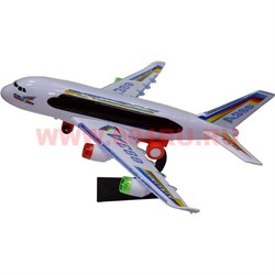 Игрушка музыкальная «Самолет A380» 42 см (ездит) - фото 105927