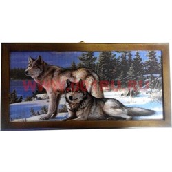Нарды из дуба 1 размер 40 см с рисунком - фото 105959