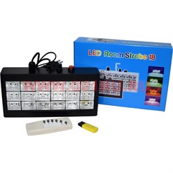 Плеер mp3 со светомузыкой (флешка, пульт) LED Room Strobe - фото 106779