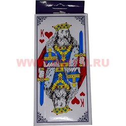Карты (9899) игральные 54 карты 12 шт/уп 144 шт/кор (с пластиковым покрытием) - фото 107110