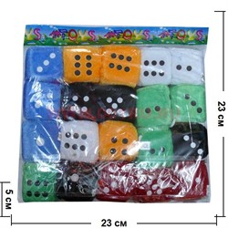 Игрушка мягкая Кубик в машину большой 12 шт/уп - фото 107798