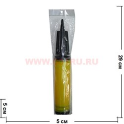 Насос для шариков из фольги, латекса, надувных игрушек (5 цветов) - фото 108469