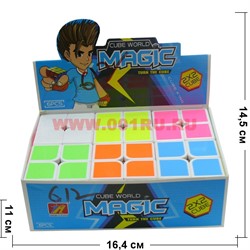 Кубик 55 мм 2х2 с белым фоном 6 шт/уп Magic Cube - фото 110758