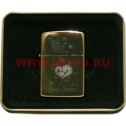 Зажигалка бензиновая Earth в жестяной коробочке - фото 111201