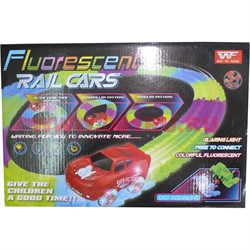 Машинка с дорогой Fluorescent Rail Cars - фото 112236