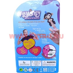 Funmonkey игрушка обезьянка на палец на 40 звуков - фото 112821