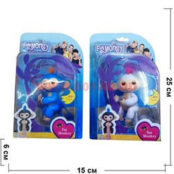 Funmonkey игрушка обезьянка на палец на 40 звуков - фото 113450