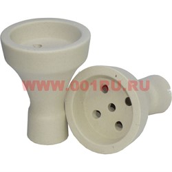 Чашка для кальяна RF белая глина - фото 113641