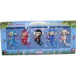 Игрушка Обязьянка Fingerlings цена за упаковку из 5 шт - фото 113802