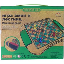 Игра Змеи и Лестницы магнитная доска (QX9702) - фото 114351