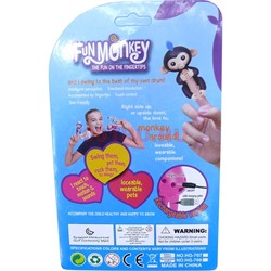 Funmonkey игрушка обезьянка на палец на 40 звуков - фото 114938