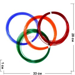 Проволока для 3D ручки цветная прозрачная 10 м - фото 115609
