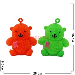 Игрушка ежики светящиеся «Мишки» 12 шт/уп - фото 116659