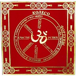 Салфетка красная 25 см "колесо фортуны" цена за пару - фото 117183