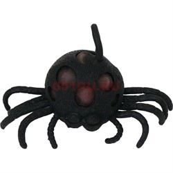 Игрушка Паук светящийся на палец  12 шт/упаковка - фото 117761