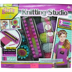 Набор для девочек для вязания Knitting Studio - фото 119452