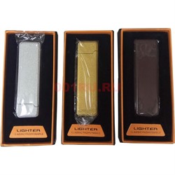 Зажигала USB узкая спиральная цвета ассортимент - фото 120073