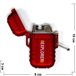 Зажигалка USB Explorer двойная разрядная - фото 121947
