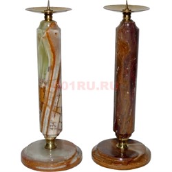 Подсвечник из оникса 2,5x7 дюймов 15 см - фото 124912
