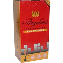 Уголь для кальяна Argelini 1 кг кокосовый 96 кубиков - фото 126287