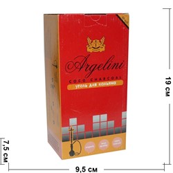 Уголь для кальяна Argelini 1 кг кокосовый 96 кубиков - фото 126289