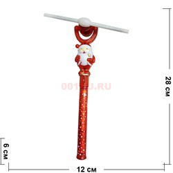 Игрушка крутящаяся Дед Мороз с музыкой - фото 126558