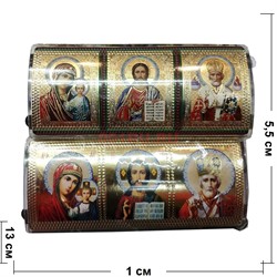 Православный оберег "Триптих" (прозрачный, на липучке) 10 шт/упаковка - фото 127796