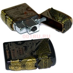 Зажигалка газовая турбо «Harley Davidson» 3 цвета - фото 128430