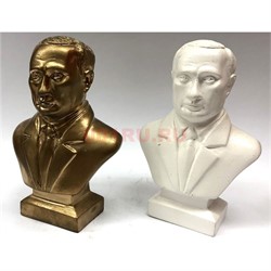 Бюст Путина 2 цвета 12 см - фото 129520