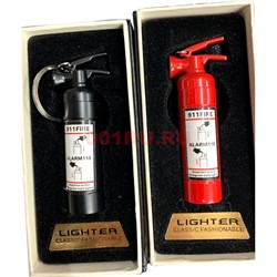 Зажигалка USB спиральная «огнетушитель» в коробочке - фото 130455