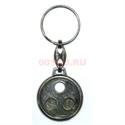 Заготовка для брелка цвет металл 100 шт/упаковка - фото 133474