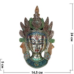 Маска металлическая Тара 24х14 см - фото 133986