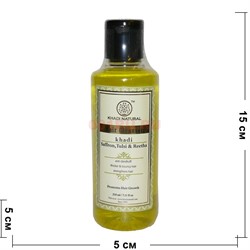 Шампунь khadi «Saffron, Tulsi & Reetha» (Индия) из натуральных компонентов - фото 135631