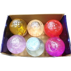 Magic Ball Slime слайм-лизун большой прозрачный 6 шт/уп - фото 137916