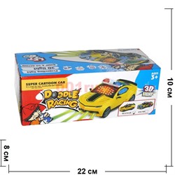 Машинка на батарейках со звуком Doodle Racing - фото 138254