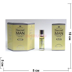 Масляные духи Al-Rehab «Secret MAN» 6мл мужские 6 шт/уп - фото 139937