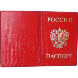 Обложка для паспорта горизонтальная цвета в ассортименте - фото 143171