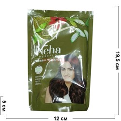 Хна Neha 140 гр натуральная с зеленым чаем и др. добавками - фото 144148