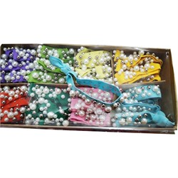 Резинка для волос жемчужины (фурнитура, стразы) 60 шт/уп - фото 144627