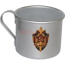 Кружка алюминиевая 0,5 л «КГБ СССР» - фото 146923