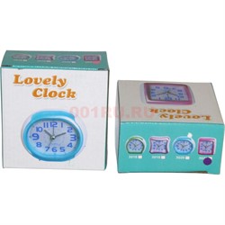 Будильник-часы кварцевые Lovely Clock в ассортименте - фото 147619