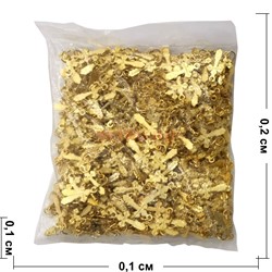 Крест под золото "Спаси и сохрани" 20 мм 500 шт/уп - фото 148705