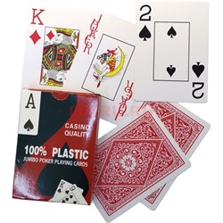 Карты игральные пластиковые Casino Quality 54 карты/колода (арт.8028) - фото 150039