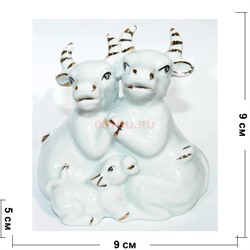 Фигурки Бык (KL-3034) из фарфора Символ 2021 года 120 шт/кор - фото 153724