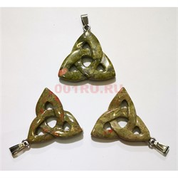 Подвеска Триксель из яшмы - фото 154779