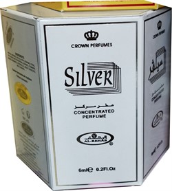 Масляные духи Al-Rehab «Silver» 6 мл арабские 6 шт/уп - фото 155981